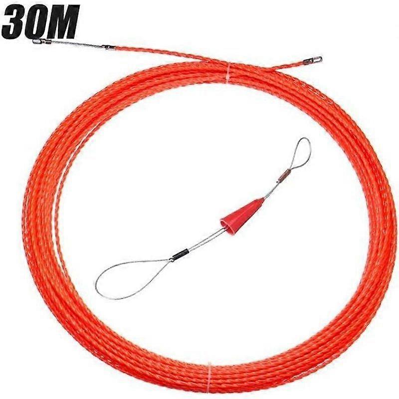 NEUFU Wire Cable Pull Push Electric Wire Slider Electrician Tool 5MM 30M