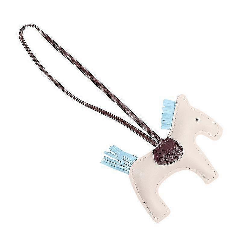 Handmade Pu piele cal breloc animal cheie lanț pentru femei Bag keychain Charm