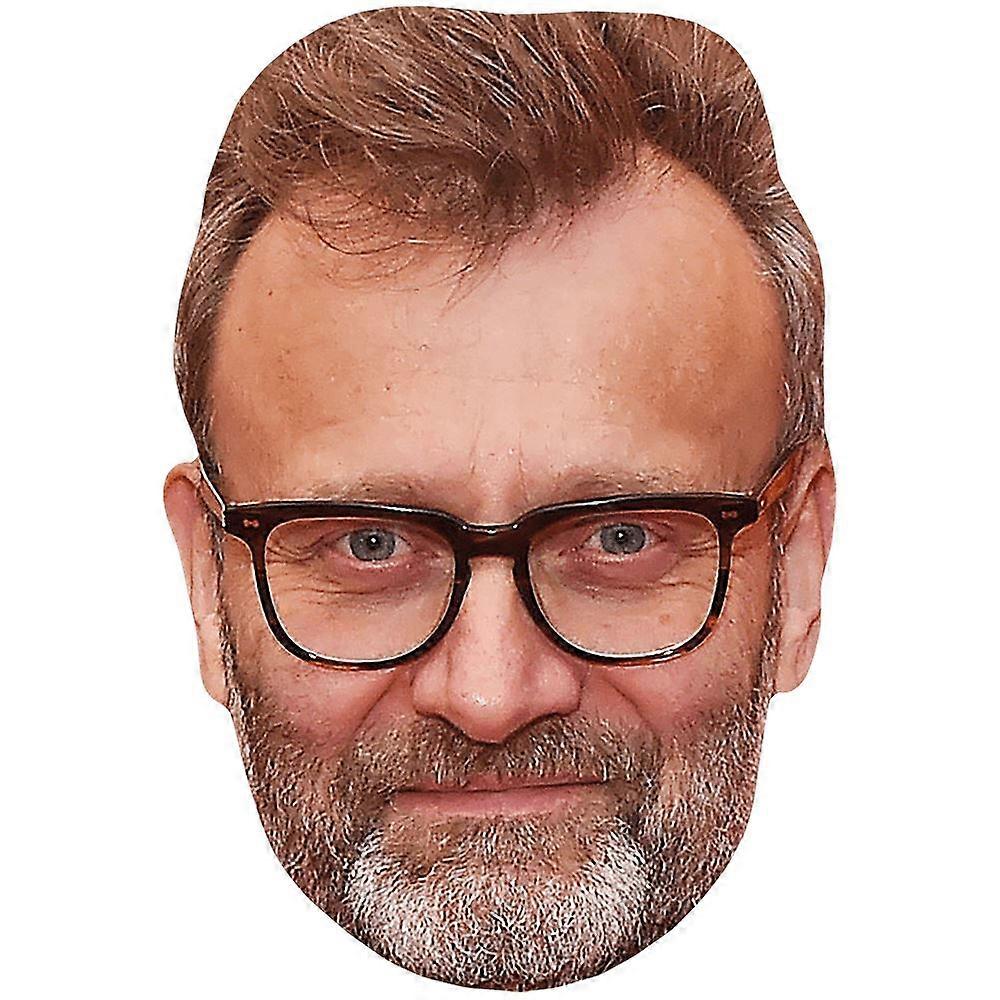 Hugh Dennis (Glasses) Celebrity Mask, Flat Card Face