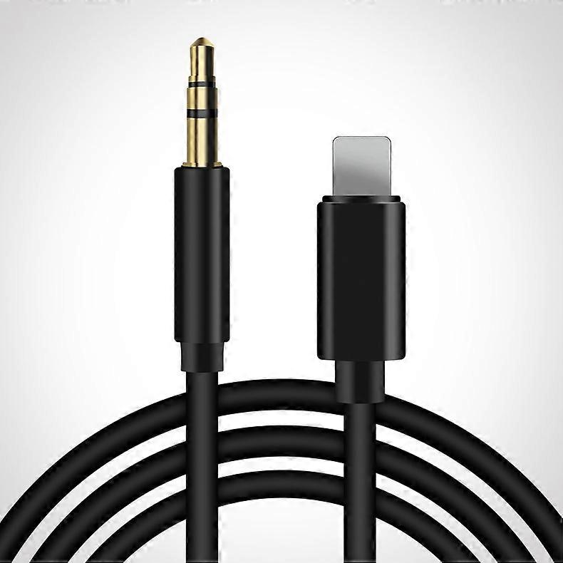 8 Pin to 3.5mm AUX Audio Adapter Cable, Length: 1m