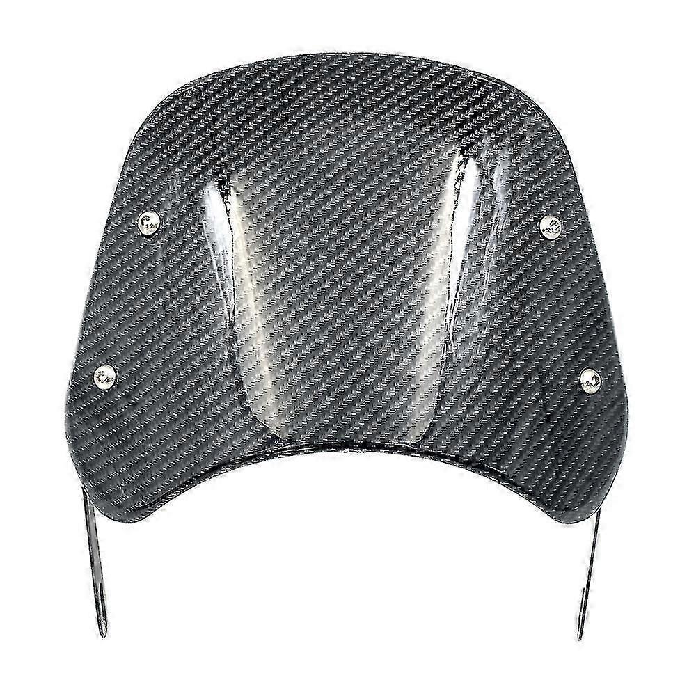 con Carbon Fiber Painting MOtorCycLe Small Windshield Retro Small Windshield Front Windshield FOR- Most Models