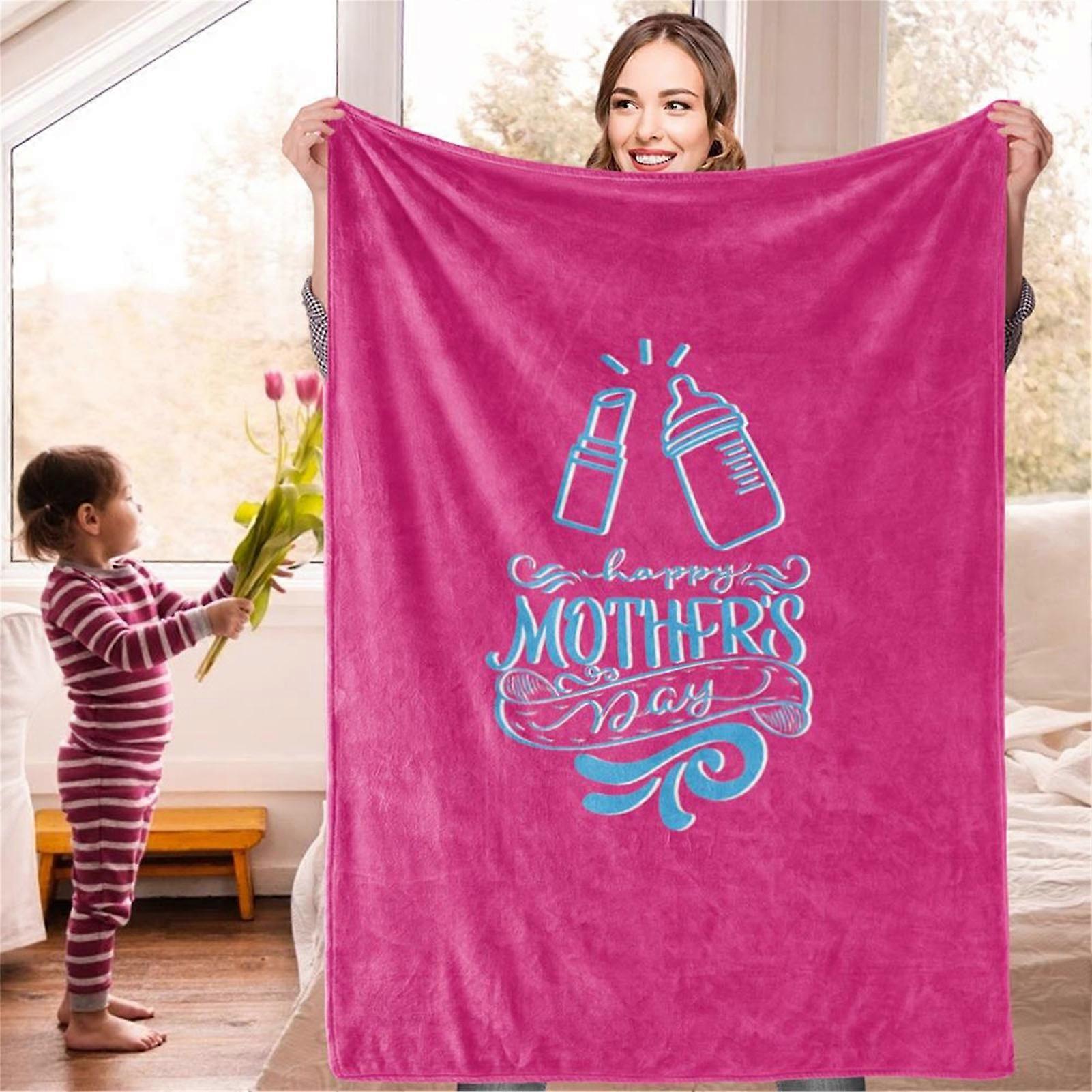 Blanket Polyester Full Season Large Size Machine Wash Warm Sleeping for Bed Sofa Couch