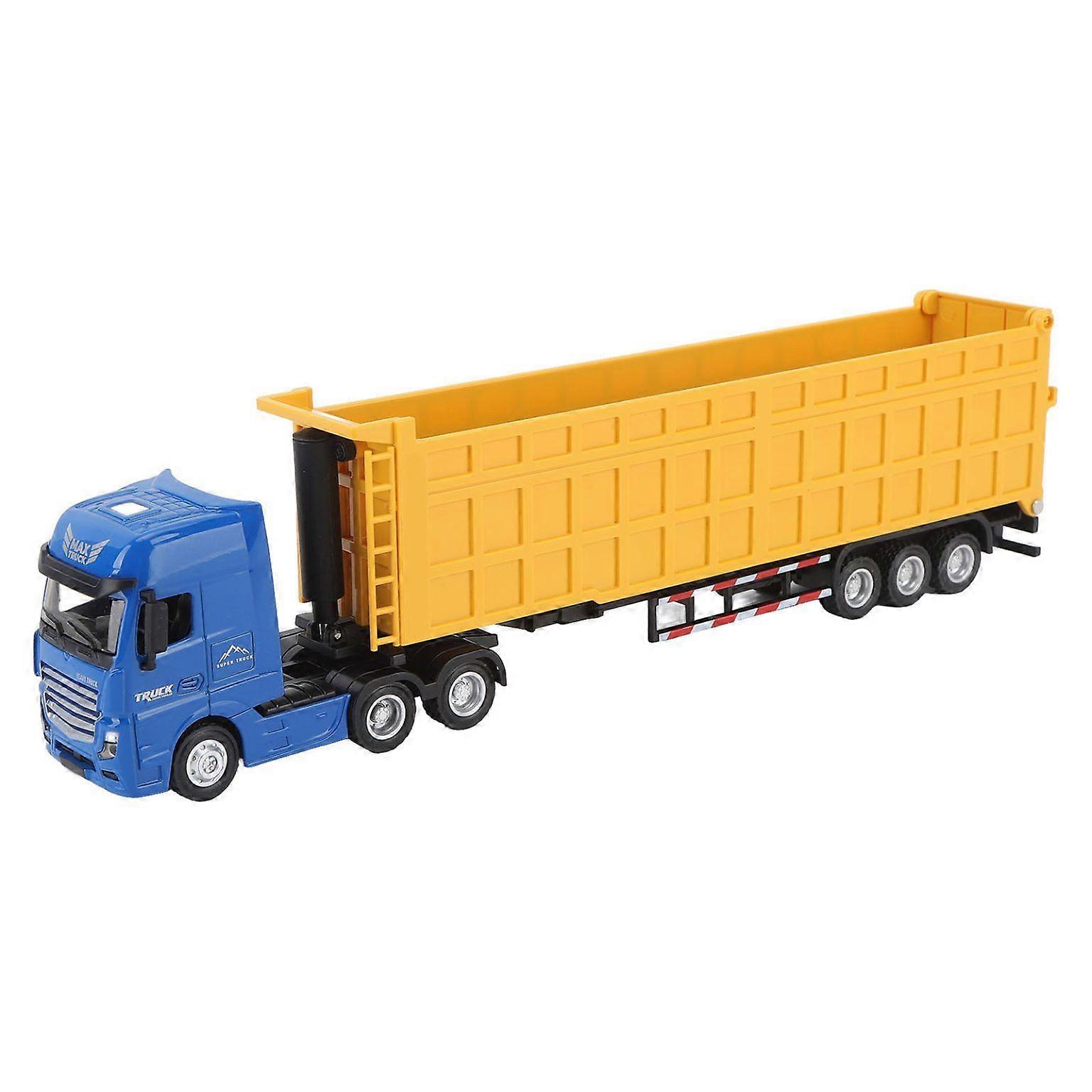 1:50 Scale Diecast Model Truck - Dump Truck & Container