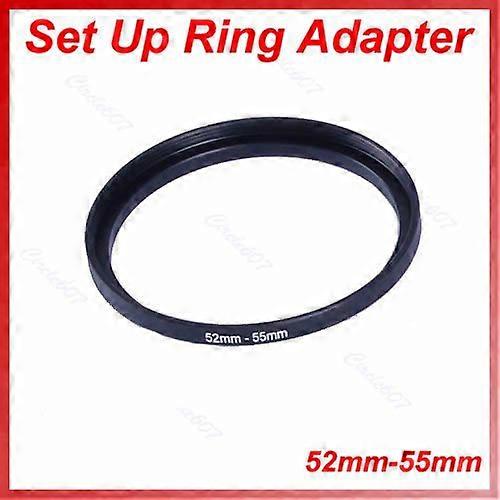 52mm-55mm Filter Step Up Rings Stepping Adapter Step Up Rings Lens Adapter Filter for Digital SLR Camera