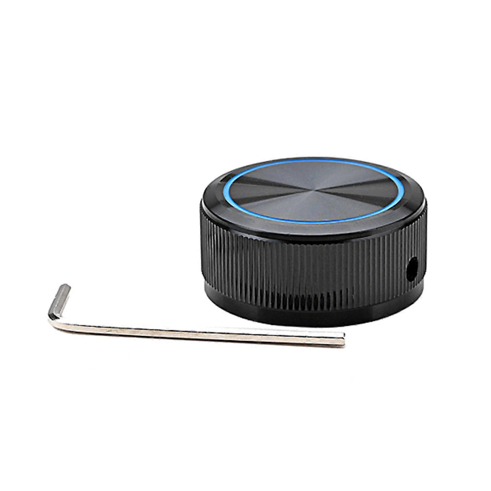 Aluminum Potentiometer Knob Cap Encoder Volume Control Knob Electric Guitar Knob for 6mm Knurled Shaft Hole Knob