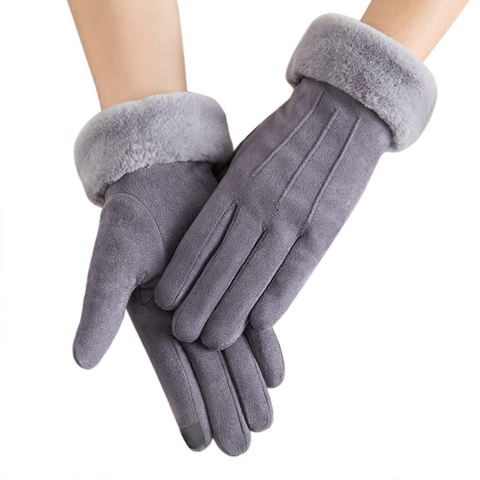 Women's Winter Warm Touchscreen Gloves for Snow Skiing, Soft Lined, Windproof
