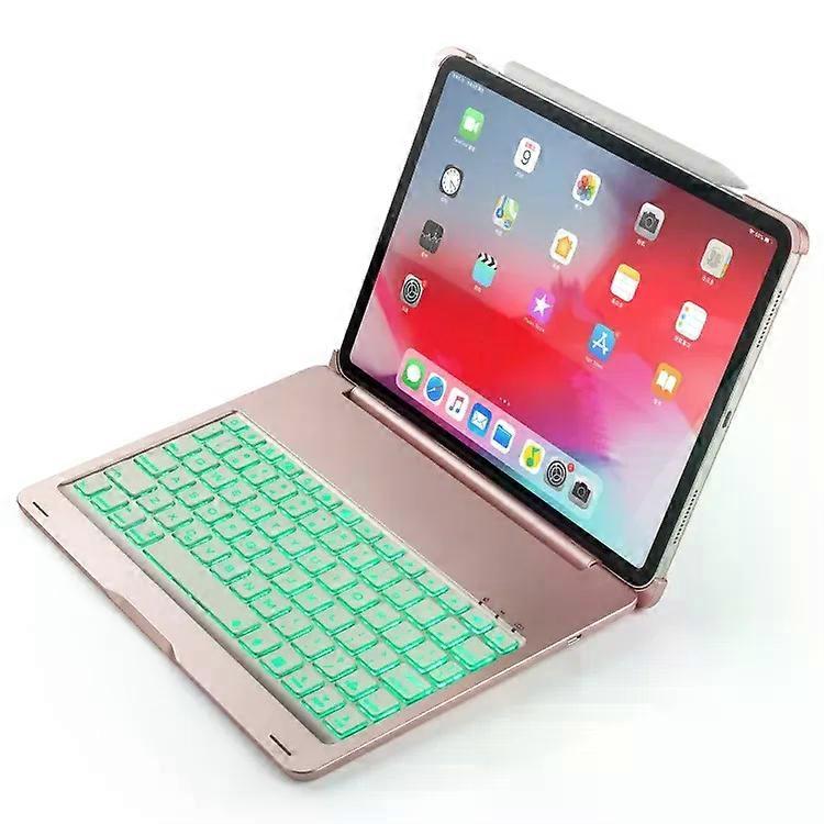 Bluetooth Keyboard Case-Colorful Backlight,Aluminum Backplane for iPad Pro 11" -