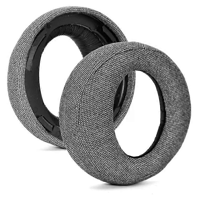 Headphone Sponge Covers-2 PCS Burlap Grey Earpads for SONY PS3/PS4