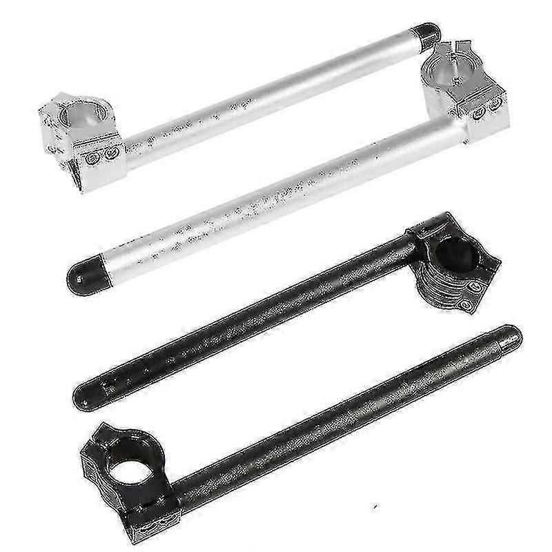 כידון אופנוע 22 מ"מ כידון קליפים מזלג ידית מוטות קליפ עבור אוניברסלי קפה רייסר אופנוע 31 מ"מ - 51 מ"מ אלומיניום --F