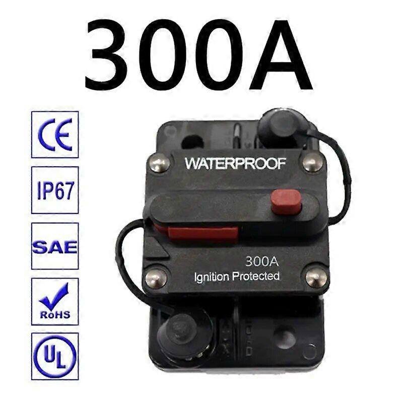 30A 40A 50A 60A 70A 80A 100A 120A 150A 200A 250A 300A מפסק AMP עמיד למים איפוס נתיך 12-48V