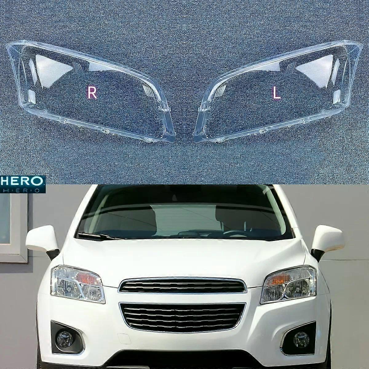 High qualityFor Chevrolet Trax 2014 2015 2016 Headlight Cover Transparent Lampshade Case Headlamp Shell Plexiglass Replace Original Lens