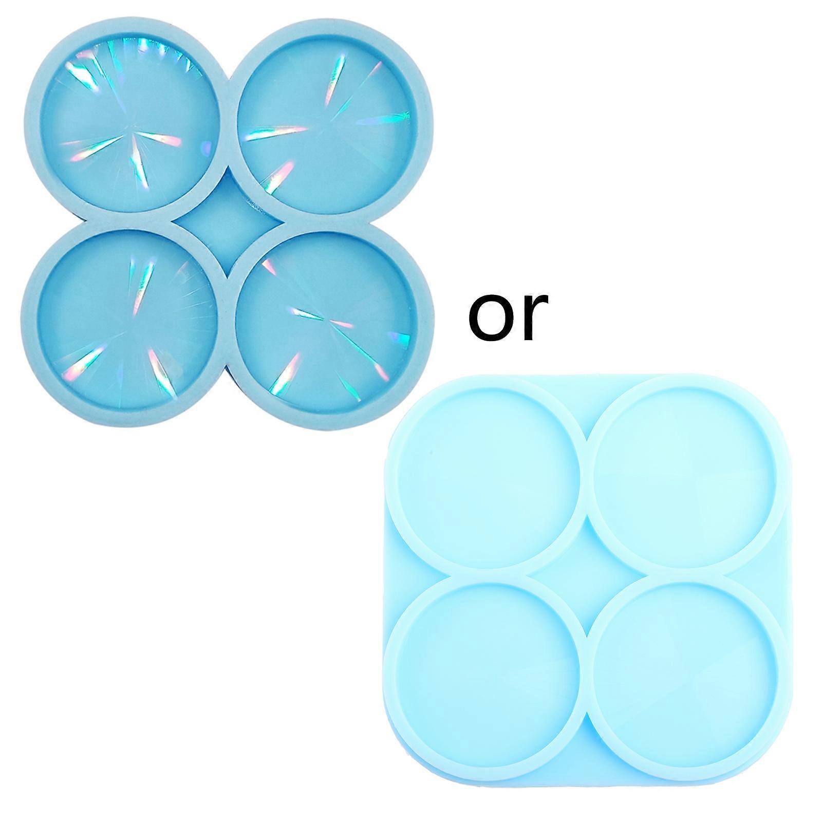 Holographic Light and Shadow Phone Holder Epoxy Mold Diy Silicone Resin Casting Mold Suitable for Home Tablet Computer