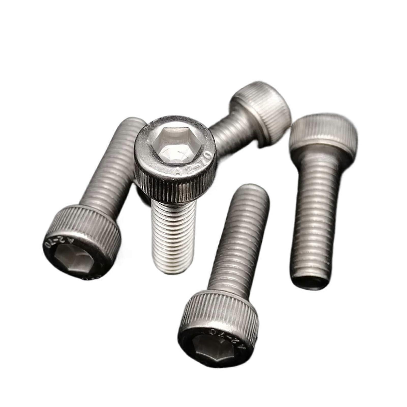 Hex Socket Cap Head Screw Nut Set - 304 Stainless Steel, M1.6-M5, Hex Bolts & Nuts, Set C 1140 Pcs Assortment Kit