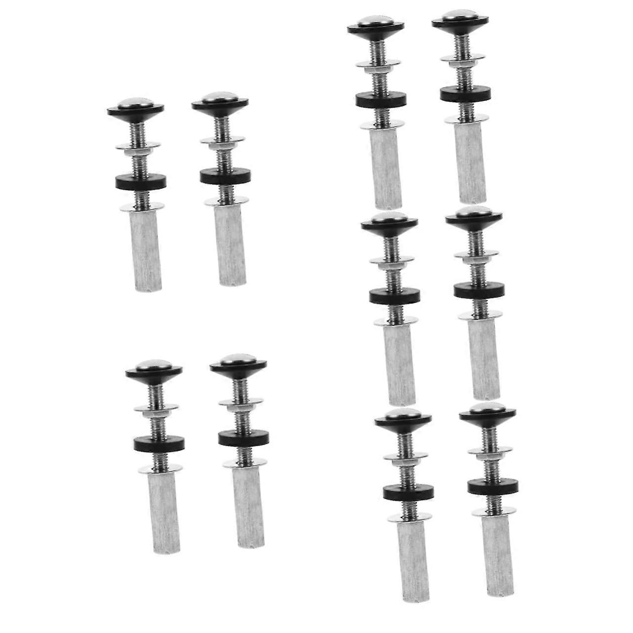 3 Sets Toilet Accessories Toilet Seat Bolt Replacement Parts For Toilet Basin Fixing Kit