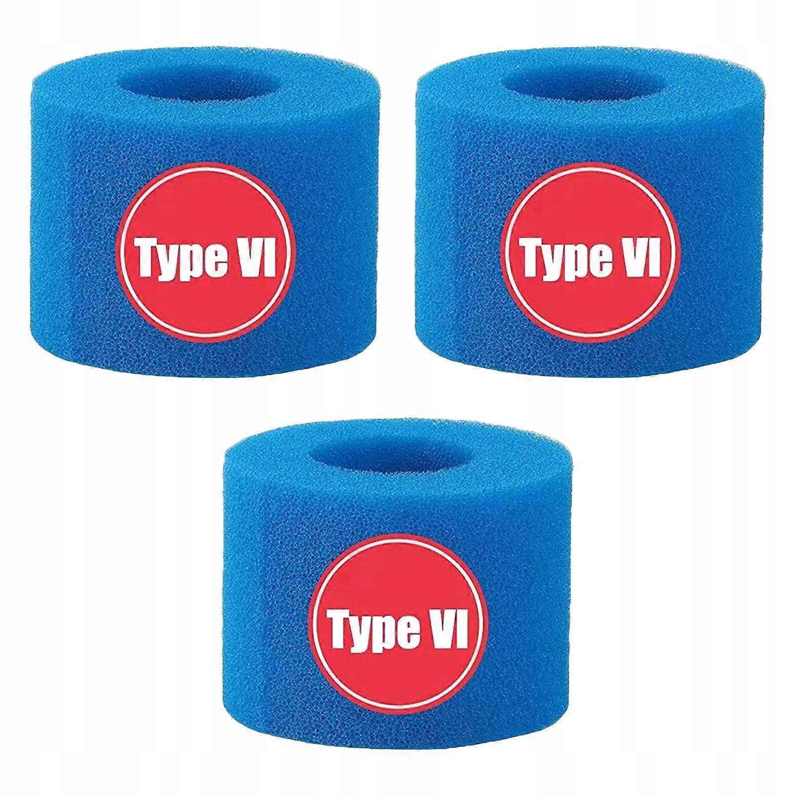 3x Pool Filter Insert Long-lasting Foam