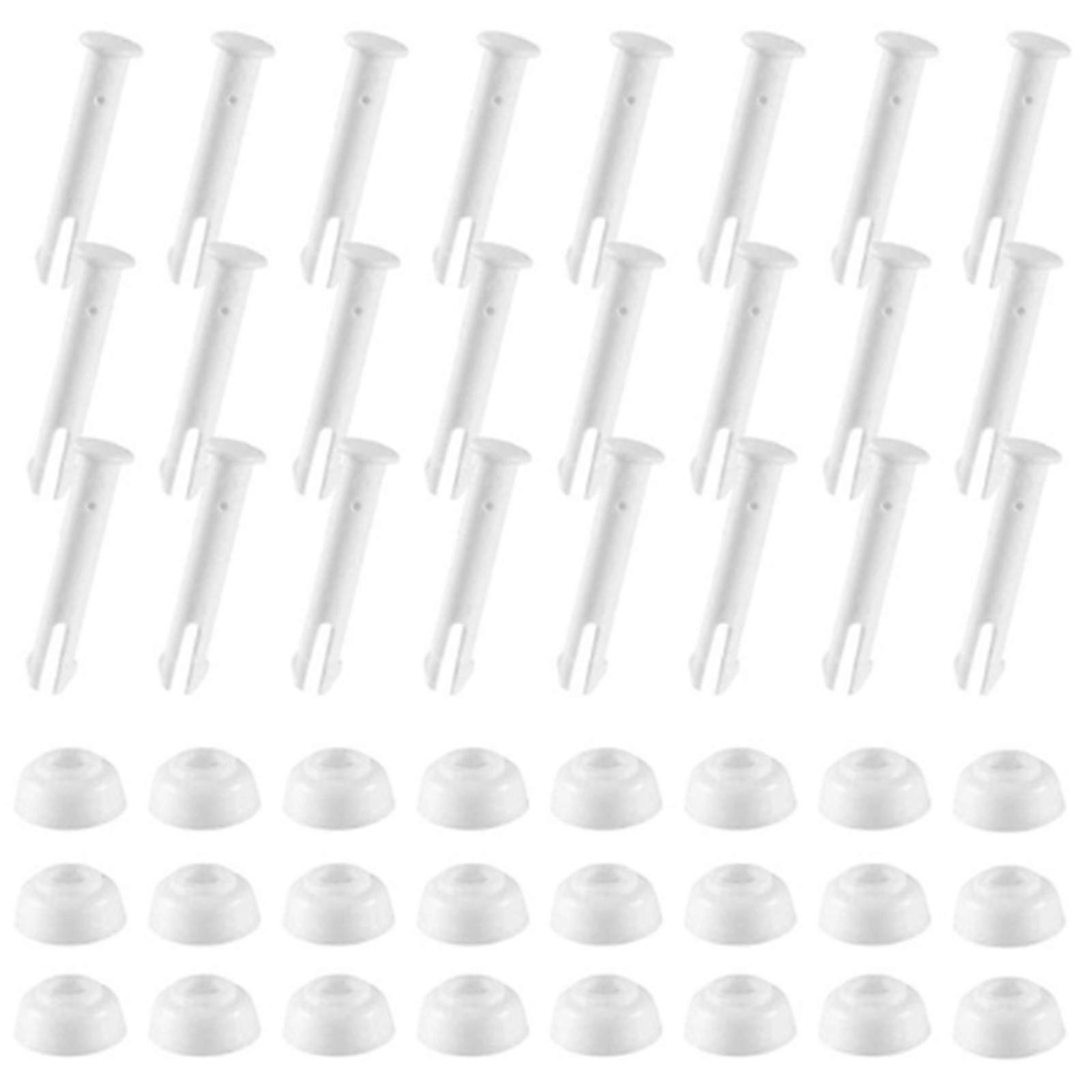 Swimming Pool Accessories Bolt Plug Cap Nail Plastic Pool Joint Pin 24pcs Ground Rectangular Round Frame
