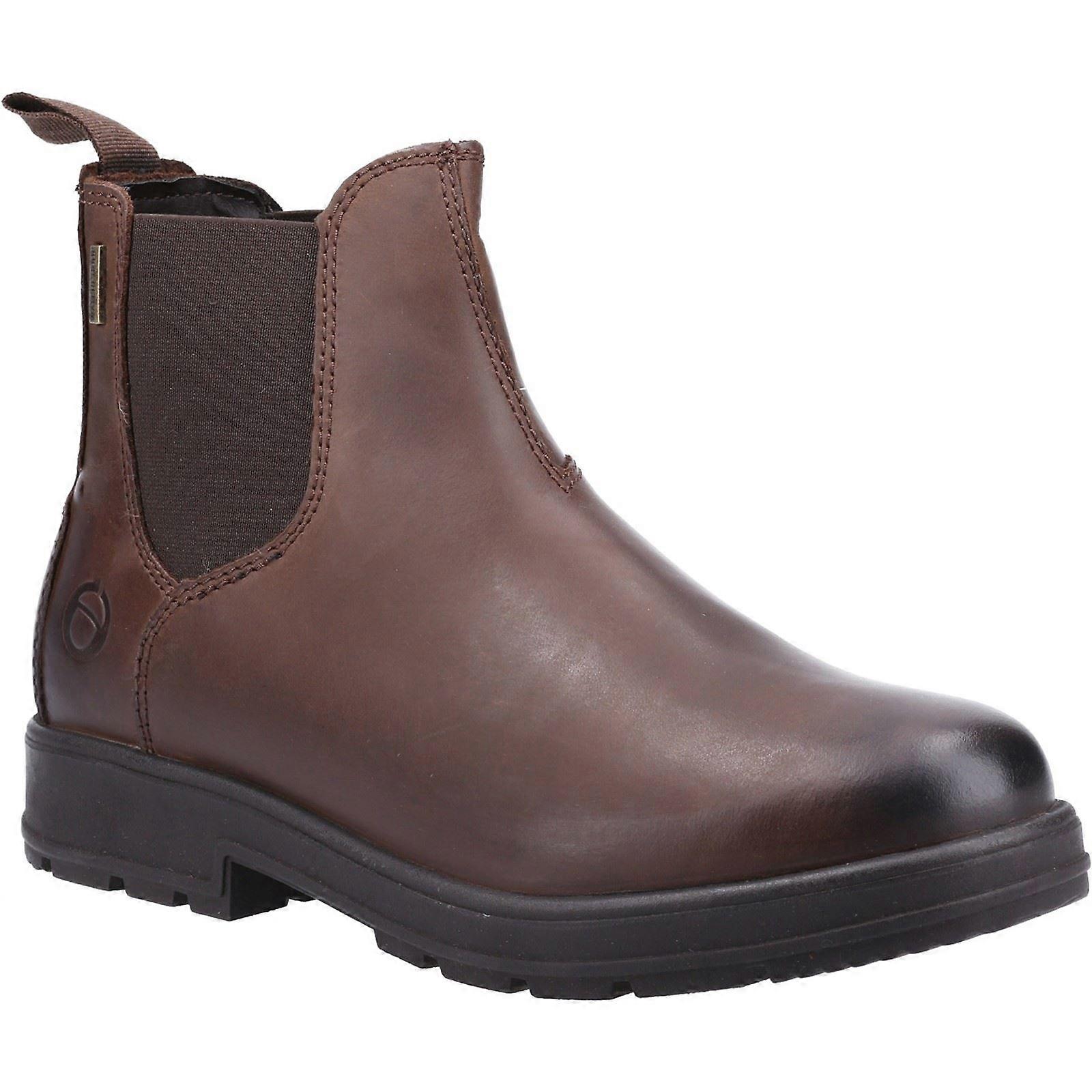 Cotswold FARMINGTON Brown Mens Full Grain Leather Boots
