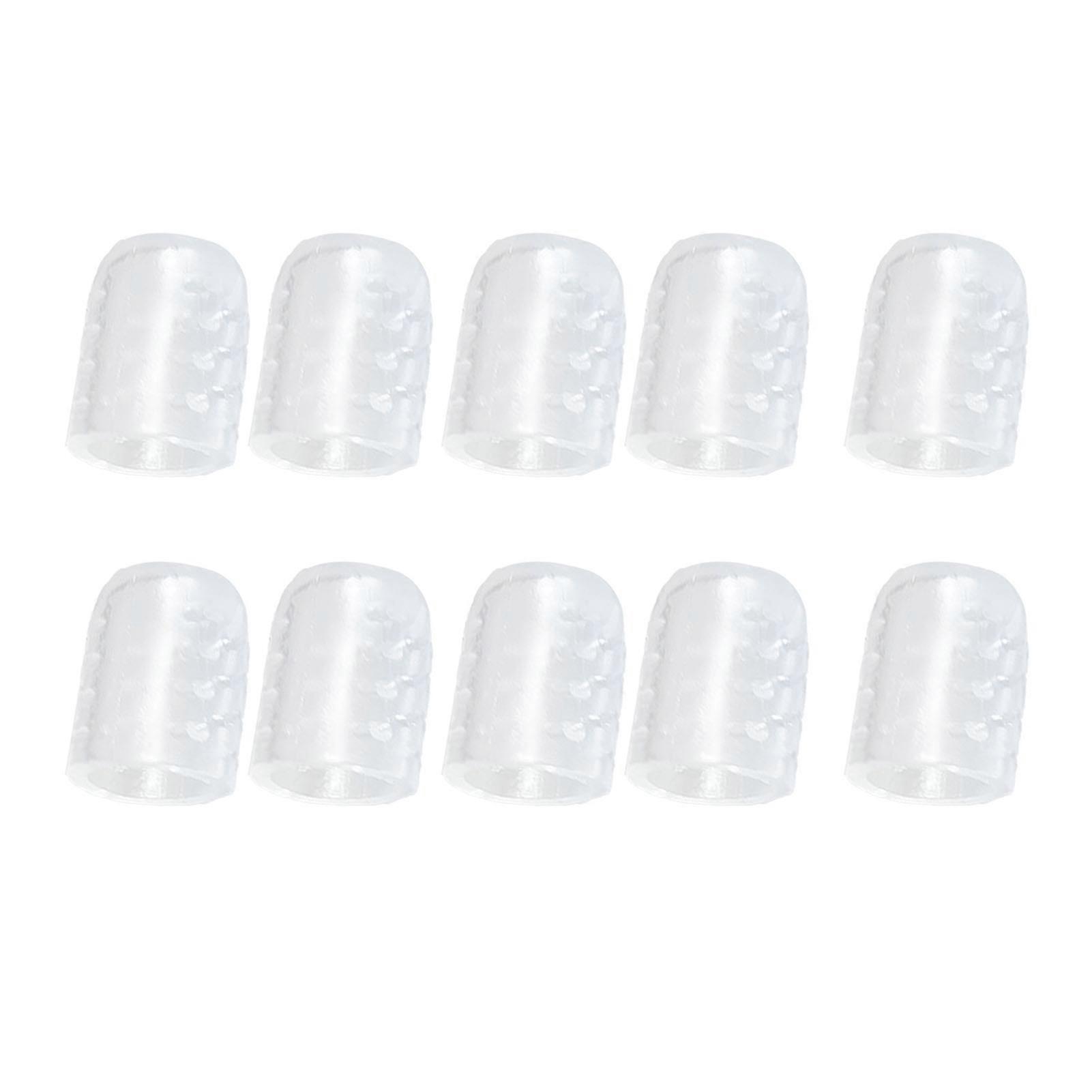 10pcs Little Toe Protector Breathable Protective Soft Clear Silicone Toe Guards for Calluses