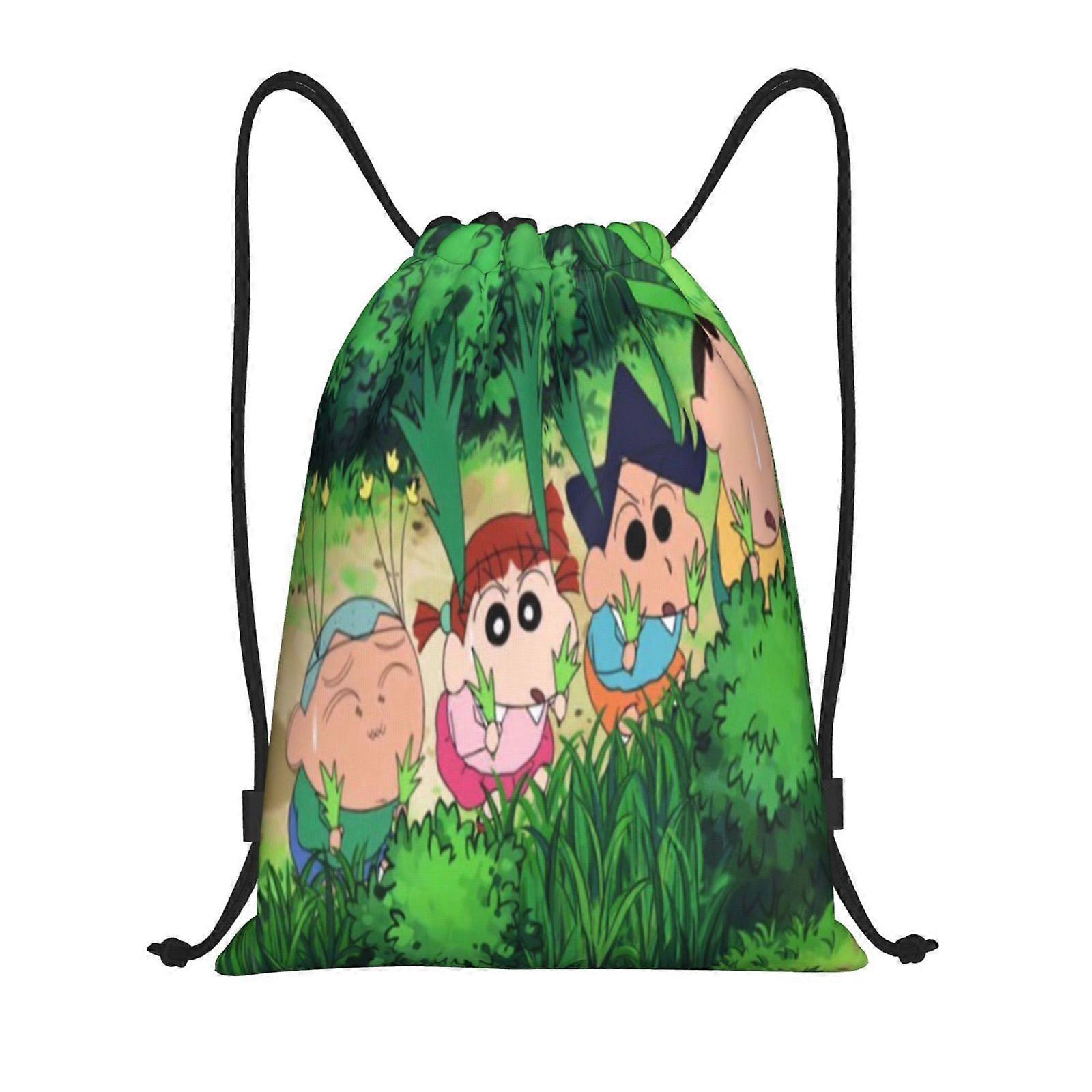 s150 Creyon Shin-chan Canvas double shoulder backpack easy to carry and effortlessly cool i150