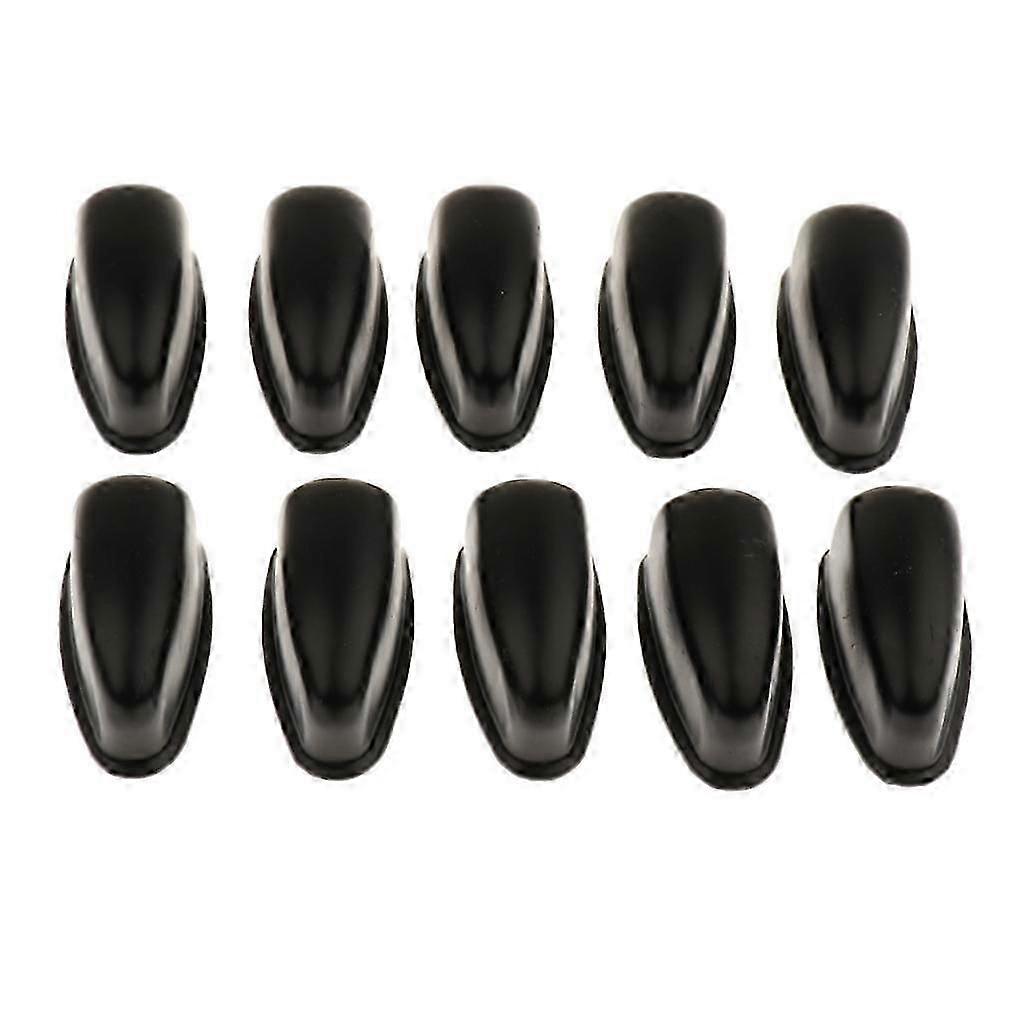 10 Pieces Drum Lug Bass Drum Hooks for Precussion Instrument Parts Silver