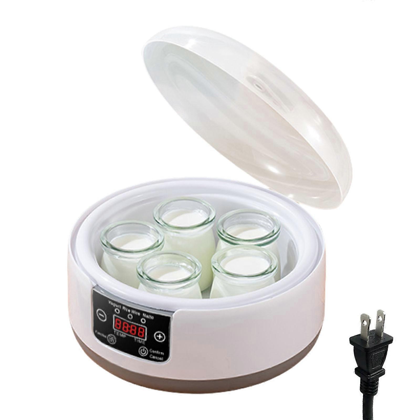 Automatic Fermentation Appliance Multi Function Household Yogurt Maker Digital Control Low Noise with 5 Containers