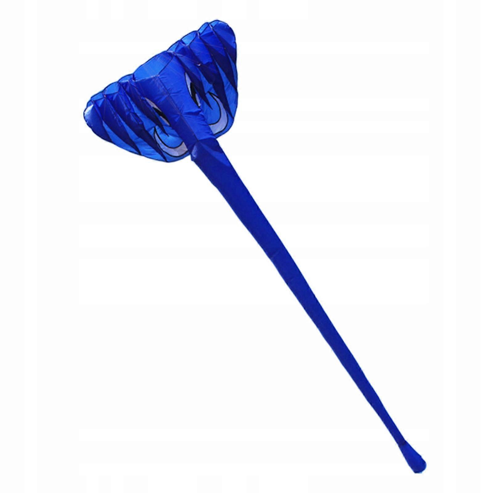 380x200cm Large Elephant Kites And 98ft Flying Line,easy To Fly Toy, Blue