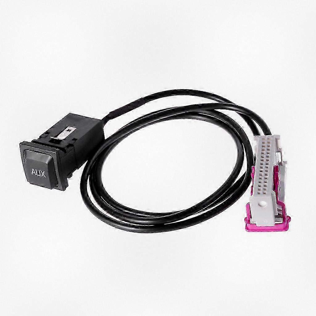 Car Aux-in Navigation Aux Button O Adapter Kit 32pin Plug Compatible with Certain Brand