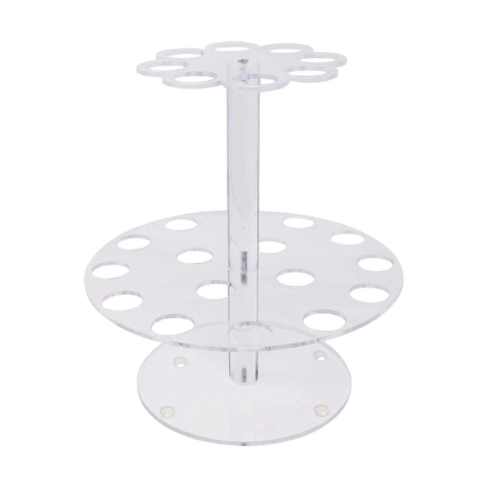 Acrylic Ice Cream Cone Holder Clear Ice Cream Stand for Wedding Party Buffet
