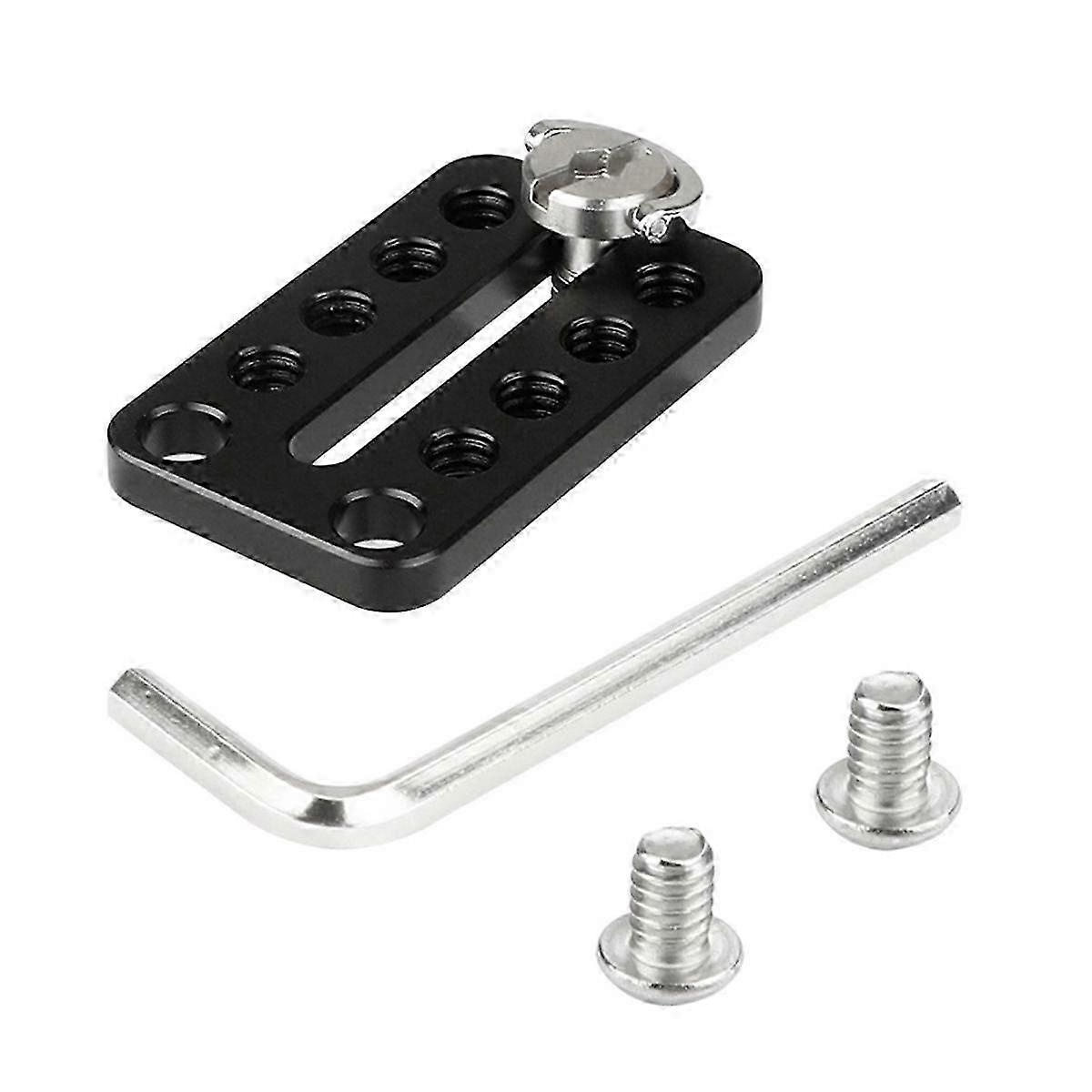 Universal Camera Top Easy Plate Track Blocks, Dovetails and Short Rods for DSLR Camera Monitor Mounts