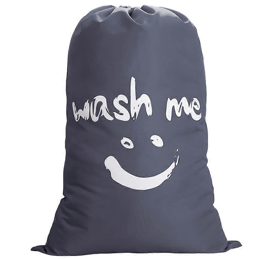 Large Laundry Bag, Travel Storage Bag with Drawstring – Foldable Stuff Sack – Laundry Bag – Suitable for Laundry Baskets Laundry Box Laundry Room Gray