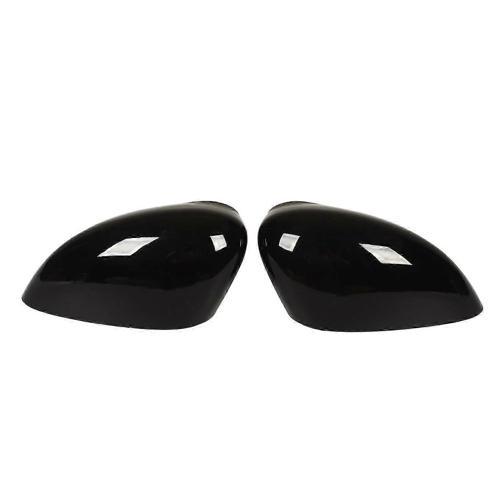 Gloss Black Mirror Caps for Ford Fiesta MK7 - Side View Housing
