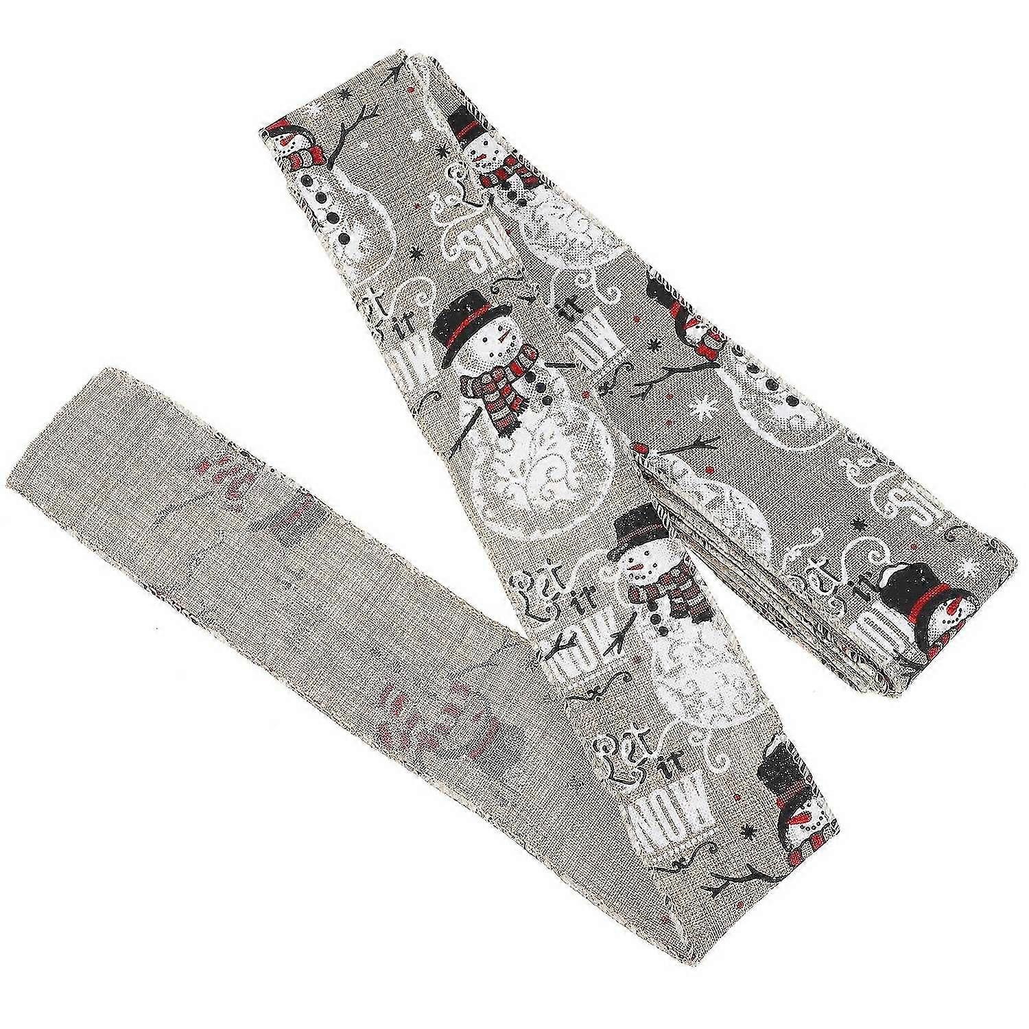 Macrame Garland Hessian Burlap Fabric Gift Wrapping Ribbon Roll Fabric Ribbon Holiday Ribbon Wreaths