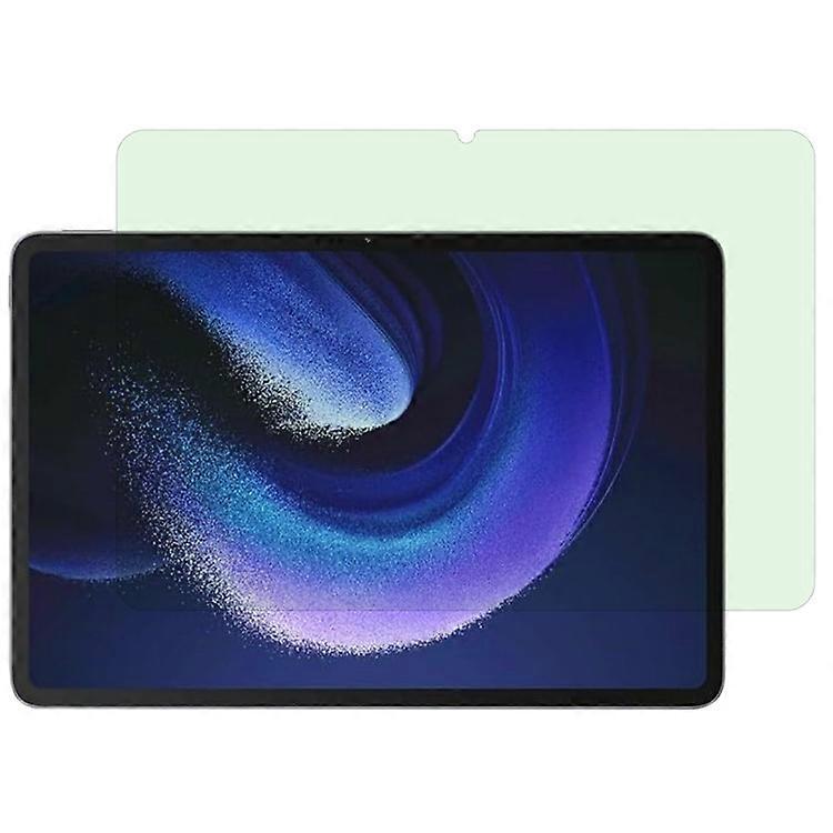 Xiaomi Pad 6 Pro / Pad 6スクリーンプロテクターに対応、抗緑線アイプロテクション、0.3mmアークエッジ強化ガラスタブレットフィルム