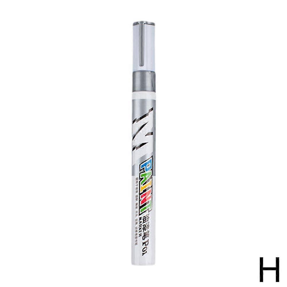 Argento (H) $DIY Vernice Auto Riparazione Penna Pennello Auto Cleaner Scratch Remover Touch-up Penna 8 Colori