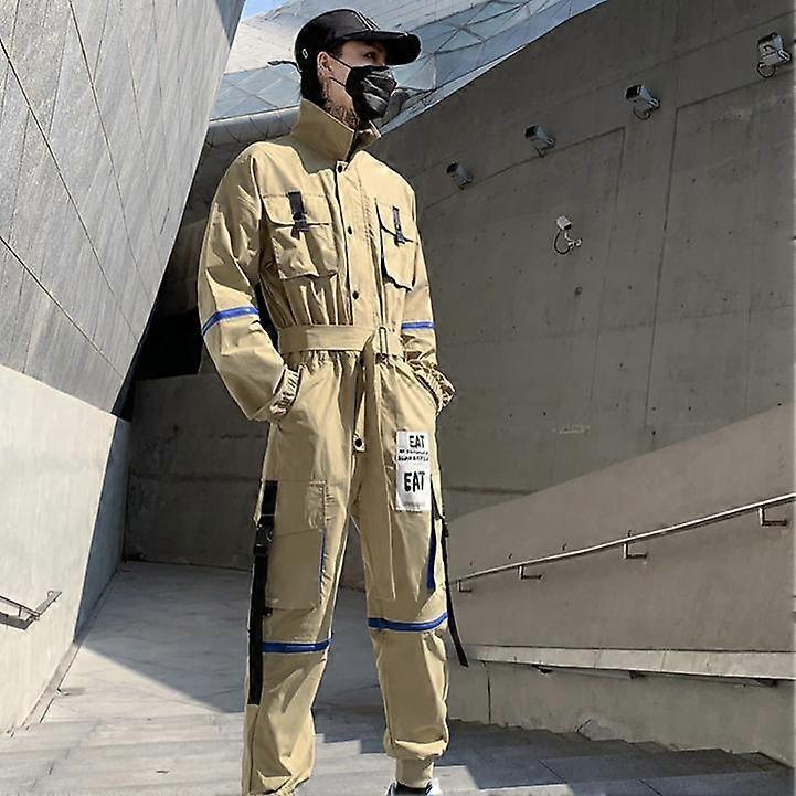 Spring New Work Suit One Piece Korean Youth Fashion Casual Color Matching Loose Edge Casual Set