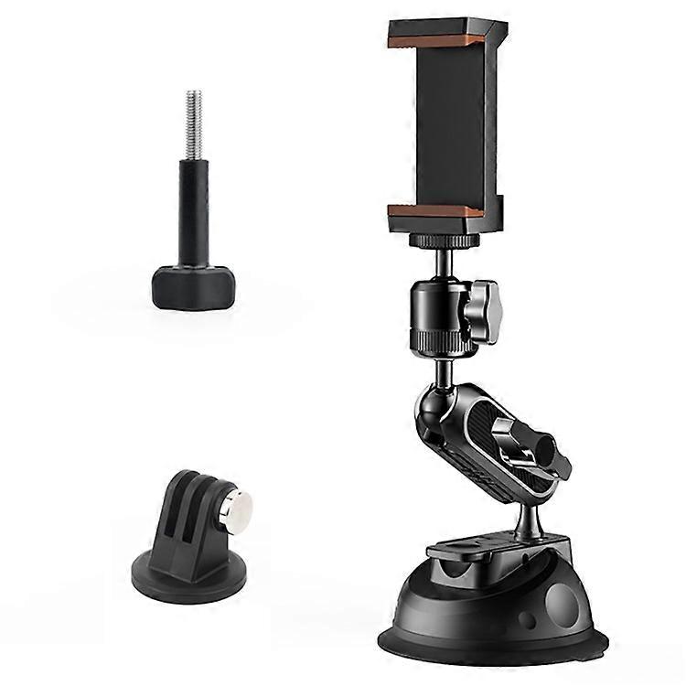 JUNNX JX-GP-14-A Car Suction Camera Mount Bracket Compatible For DJI Action / GoPro Hero 12