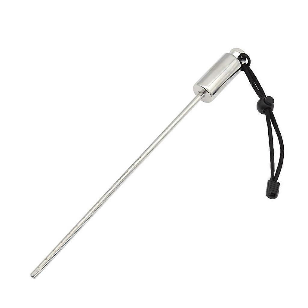 Diving Stick Stainless Steel Underwater Stick with Lanyard and Noise Maker for Scuba Diving and Snorkeling