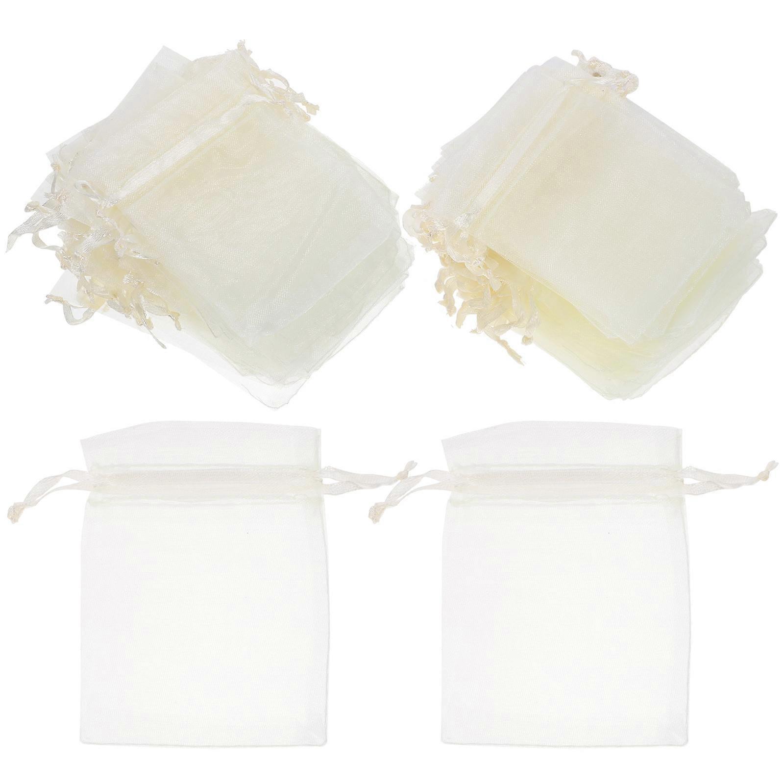 Elegant Mesh Bags, Convenient Drawstring Pouches for Jewelry and Candies