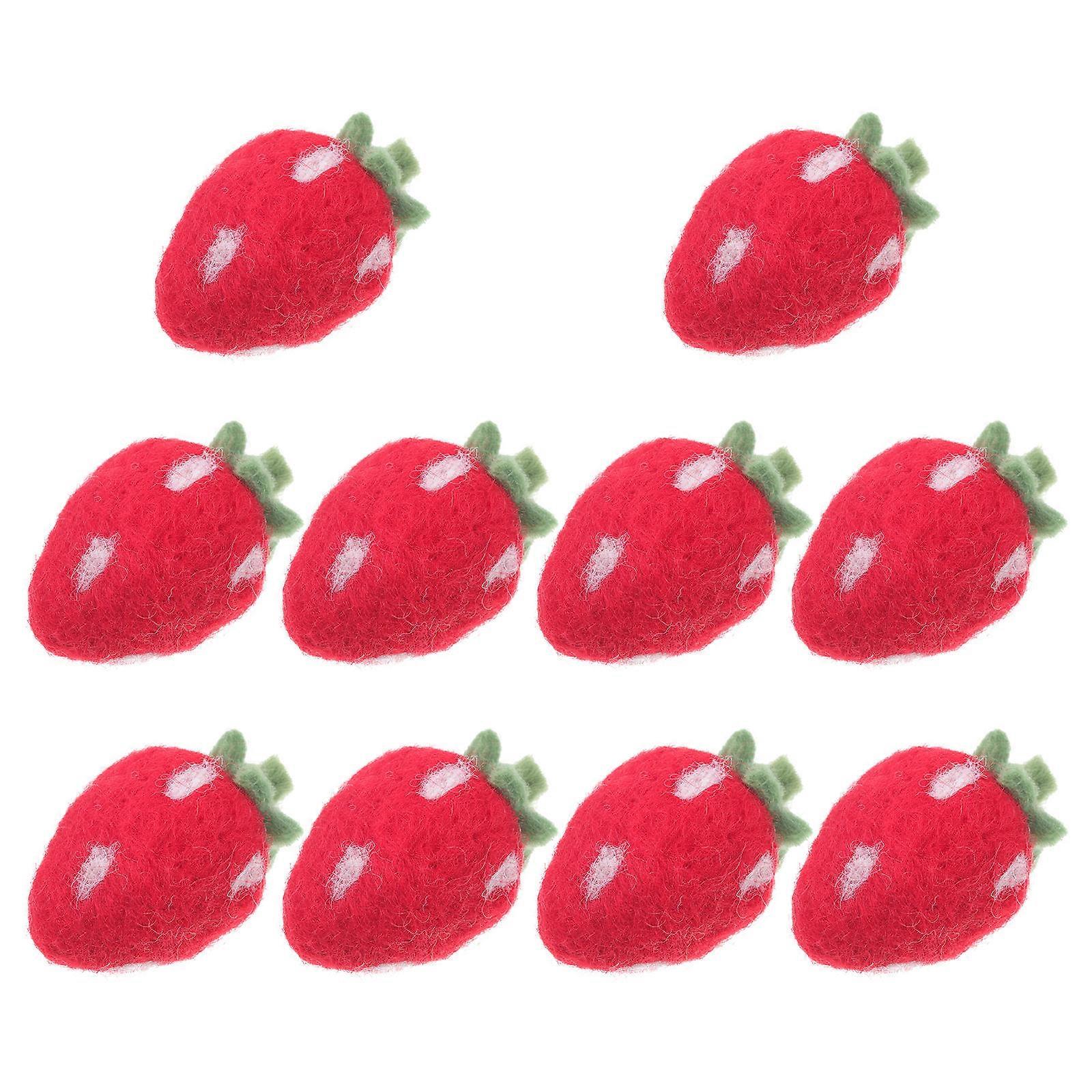 Wool Felting Kits, Includes Strawberry Design, Great for Kids Room and Headband Ornaments