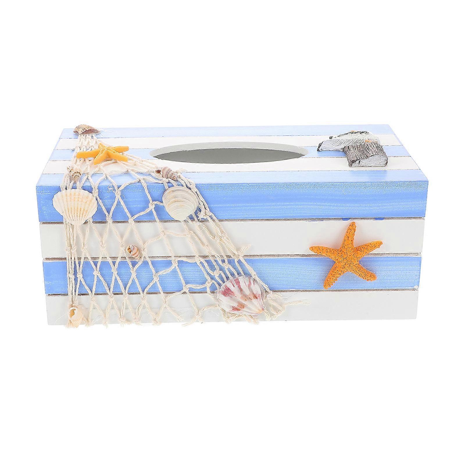 Tissue Box Cover, Rustic Appeal for Desk or Dressing Table