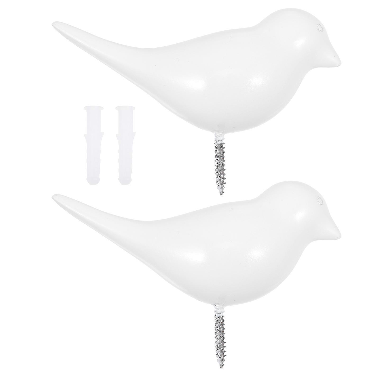 Resin Wall Hooks in Bird Shape, Practical for Clothes Storage, Provides Visual Enjoyment