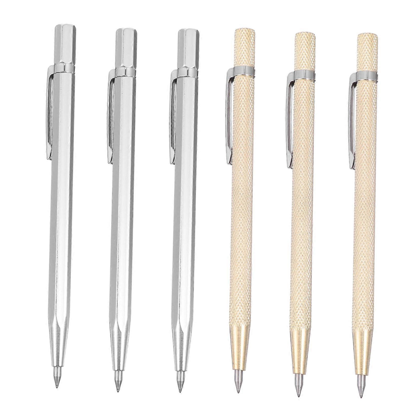 Engraving Tool Set, 6-Piece Carbide Engraving Tips For Glass Etching, Metal Engraving, Scriber Graver Bits