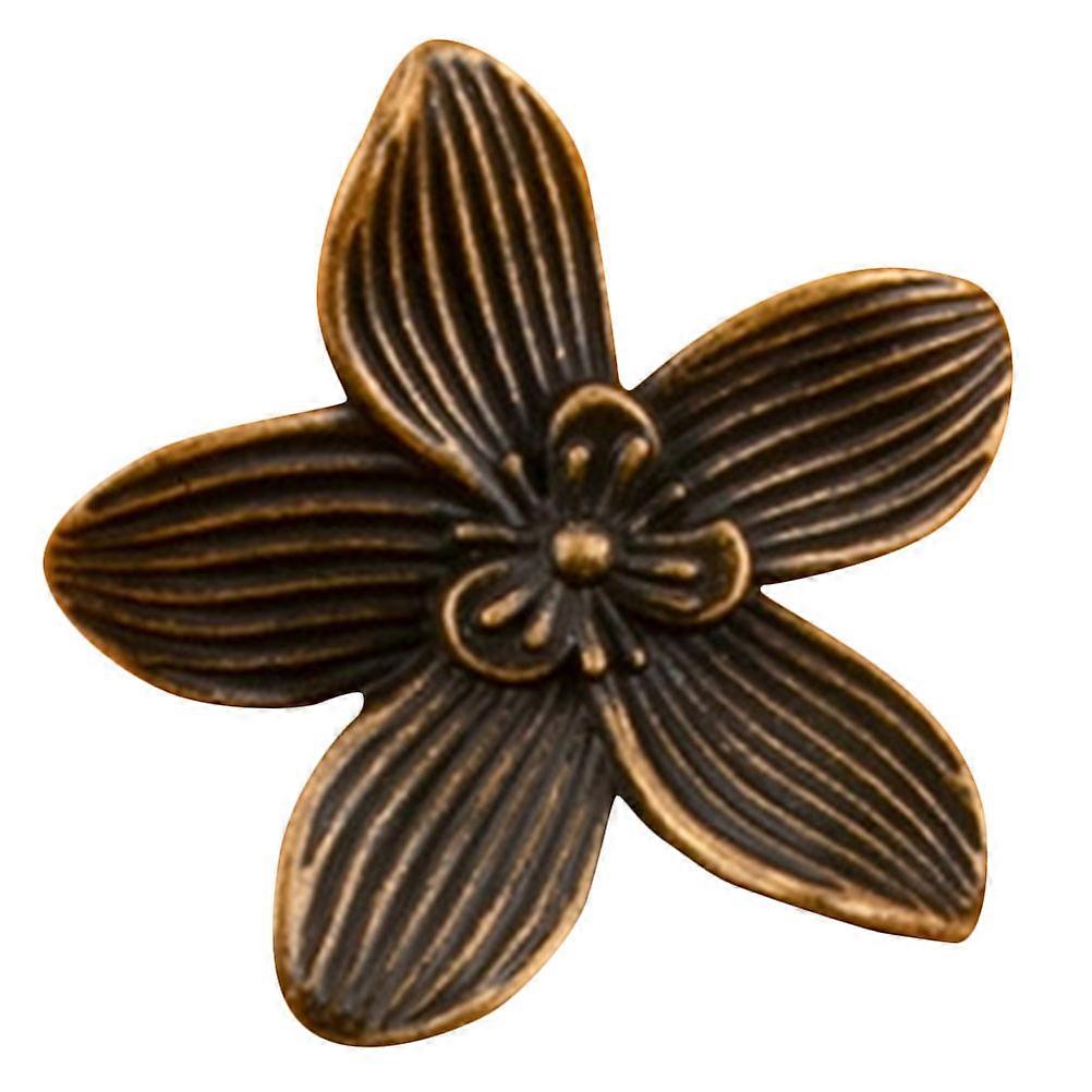 Flower Shaped Zinc Alloy Cabinet Knob Pull Handle for Cupboards Furniture Hardware Easy Installation Vintage Modern Style Compatible