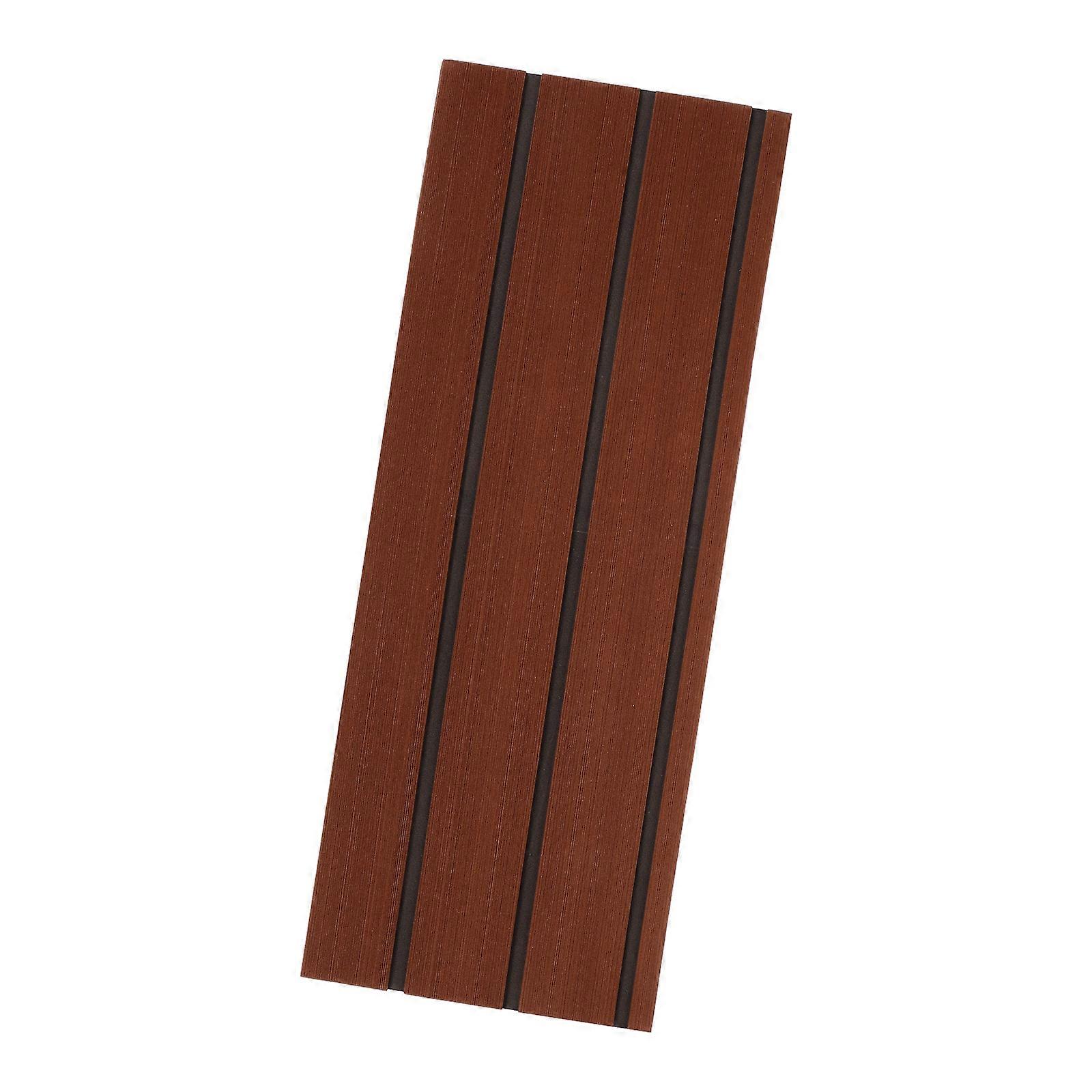 Rv Deck Step Covers Rv Step Mat Durable Construction EVA Brown 18.94X7.00X0.20in 1Set