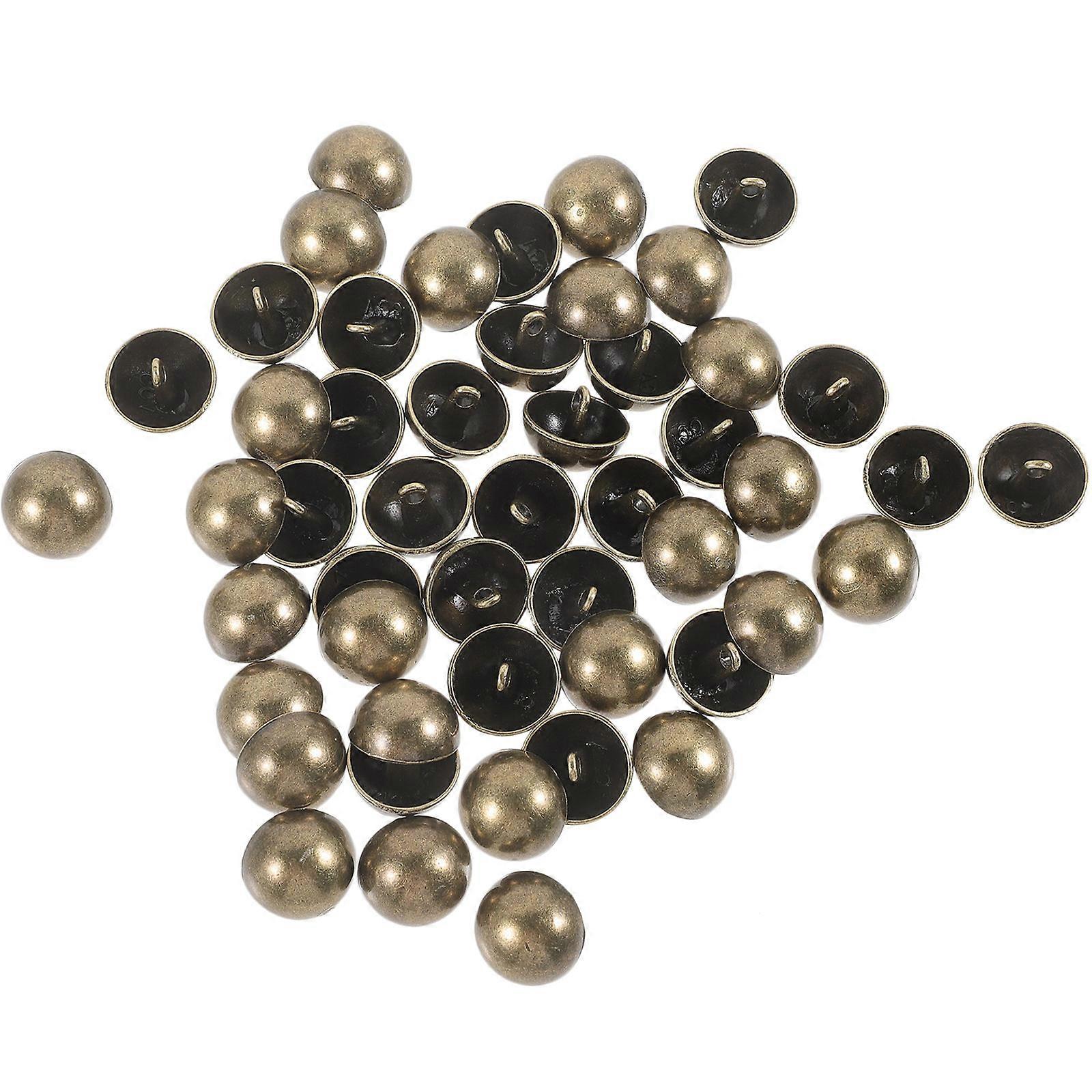 Jeans Button Replacement Metal Buttons for Sewing Simple Style Suit Buttons 15mm Alloy 50Pcs