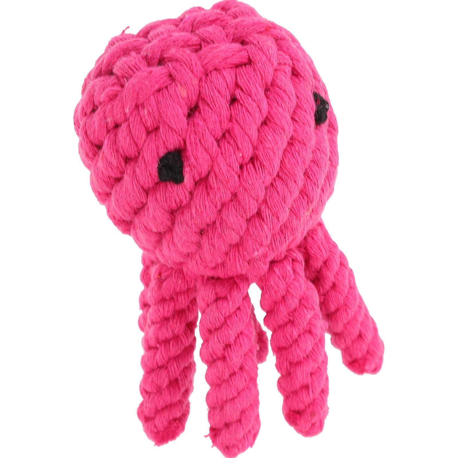 Puppy Teething Toy Pet Dog Chew Toy Octopus Shaped Cotton Rope Woven Design For Home Set