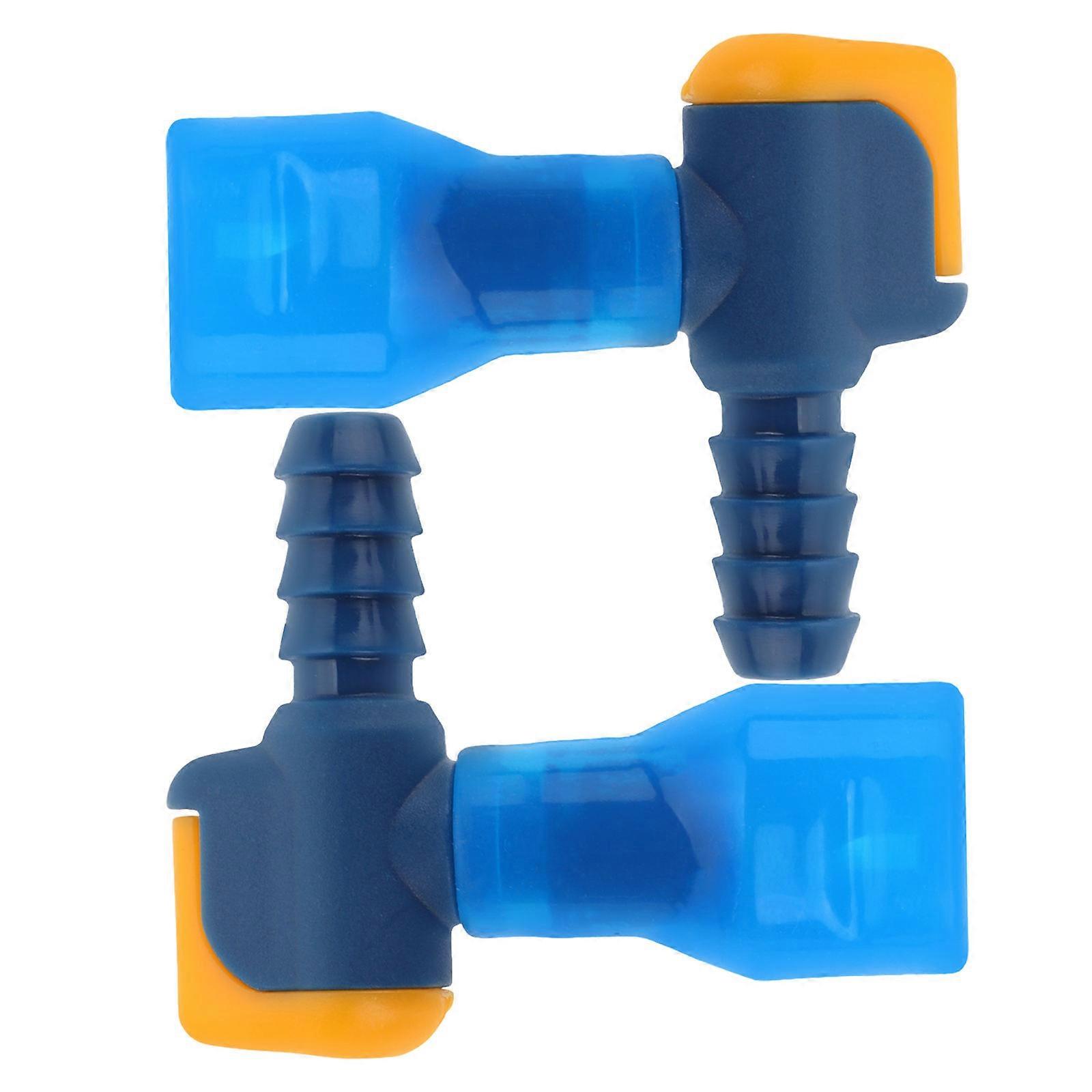 2pcs Bite Valve Replacement for Hydration Bladders – Durable Connector with Angled Design for Leak Proof Performance and Universal Compatibility with