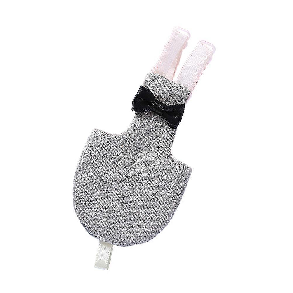 Flight Suit for Bird Parrot Diaper for Cockatiel Parakeet Dark Grey 1Pack Indoor Use