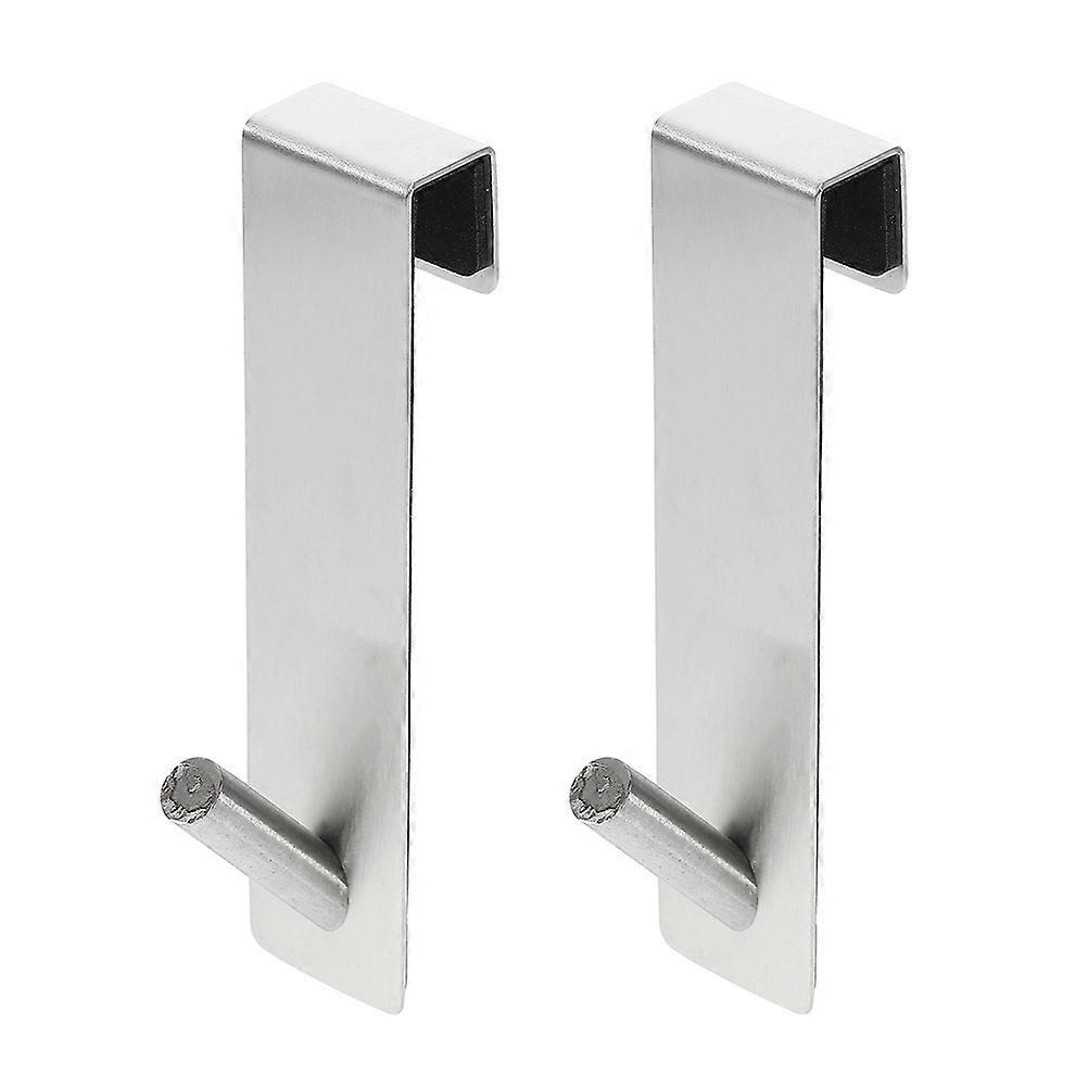 Door Hooks Towel Hooks Durable Over Door Coat Hanging Hooks Strong Load-Bearing 2Pcs