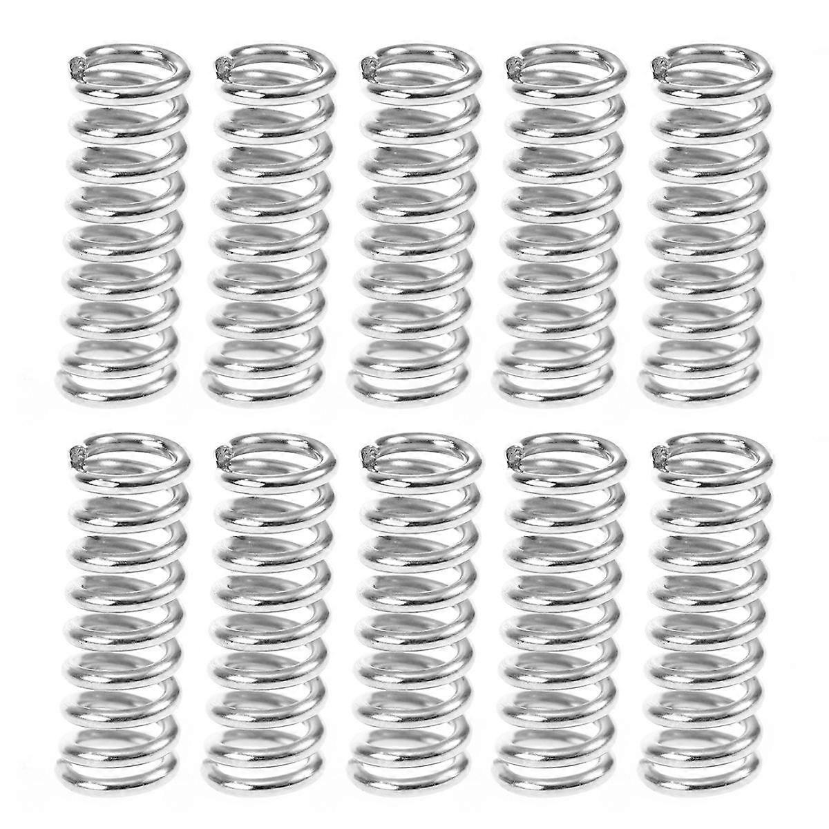 Coil Springs Heated Bed Compression Spring Silver 20pcs For 3D Printer Extruder Diy Accessories Corrosion Resistance